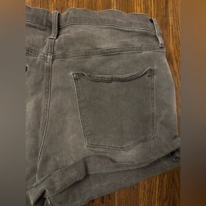 Madewell High Waist Gray Denim Shorts